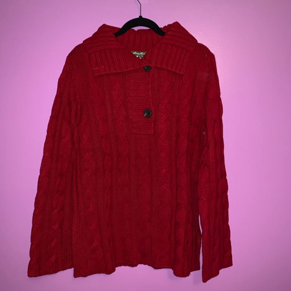 3/4 Button Knit sweater